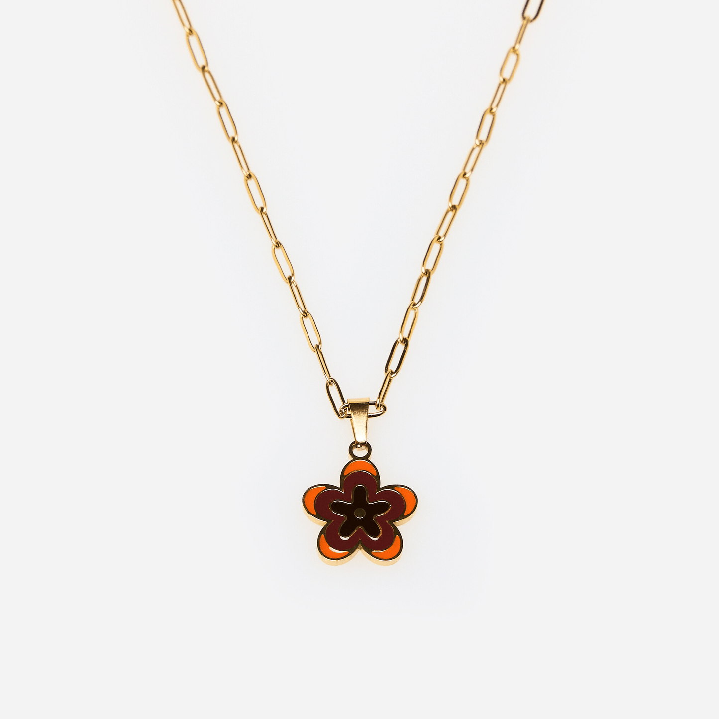 Collar Flor Violeta