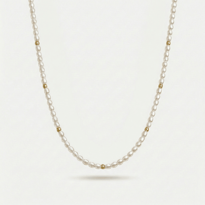 Choker Perlas y Oro