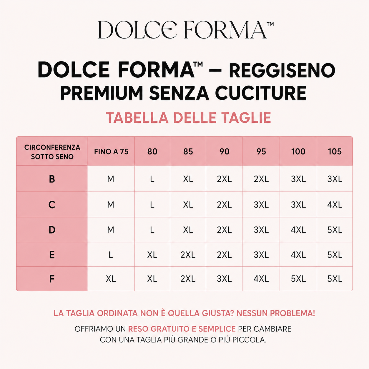 Reggiseno Premium senza cuciture