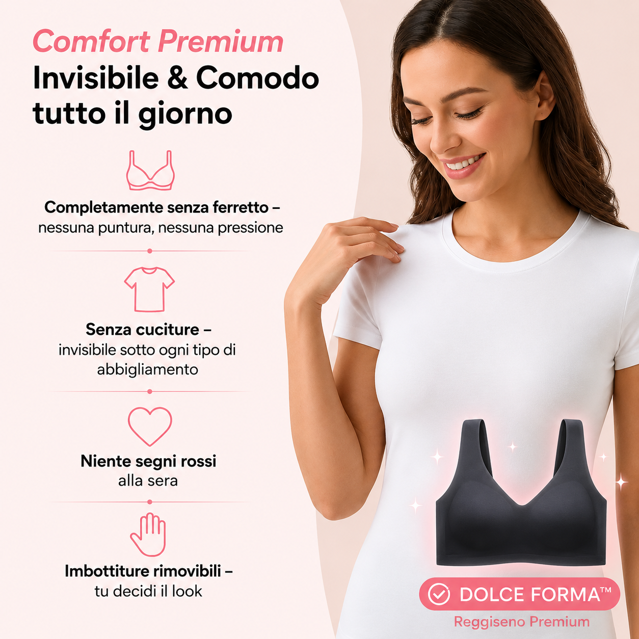 Reggiseno Premium senza cuciture