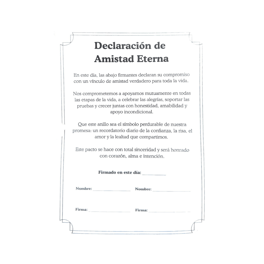Declaración de Amistad