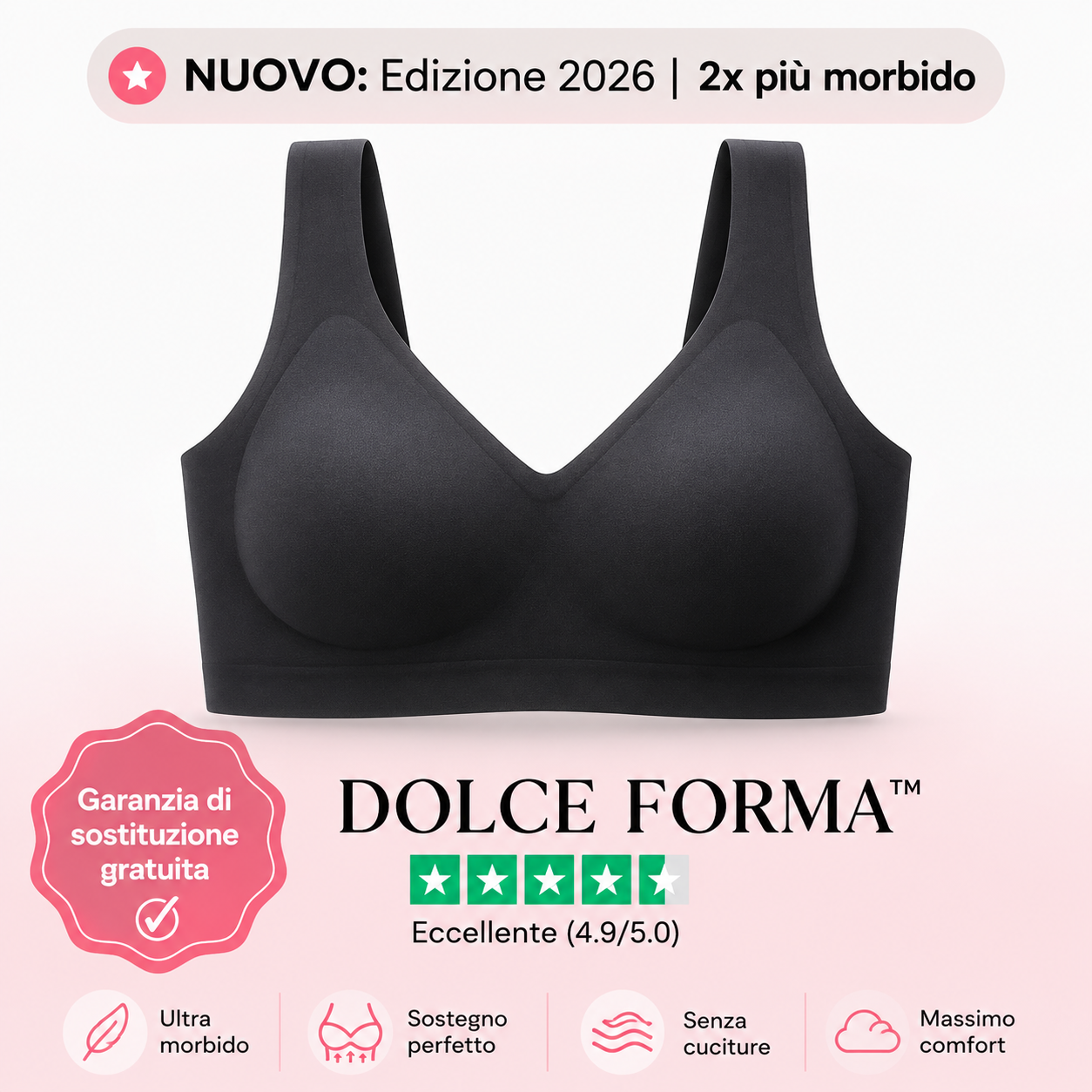 Reggiseno Premium senza cuciture